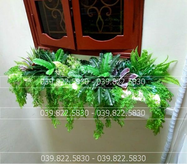 bục cây giả
