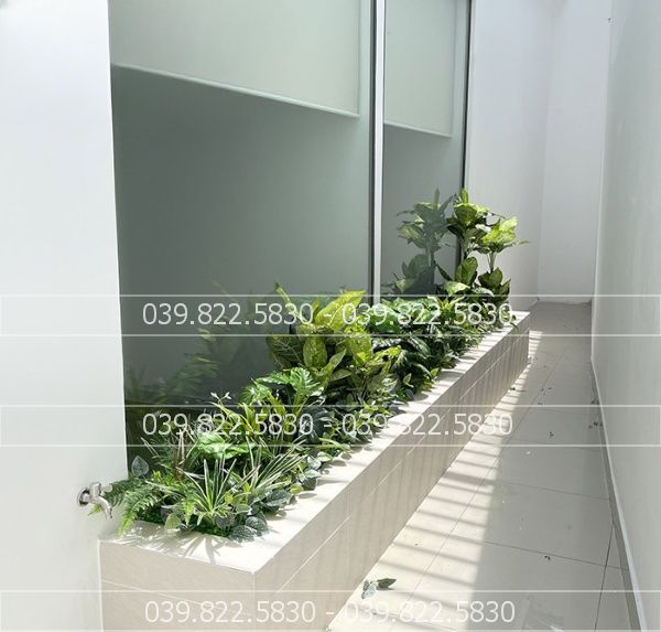bục cây giả